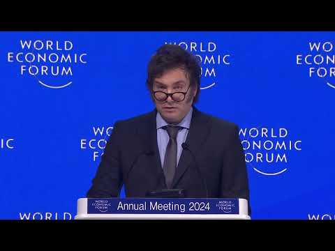 "Occidente está en peligro" Imperdible el Presidente Milei en el Foro Económico Mundial- 17/01/24