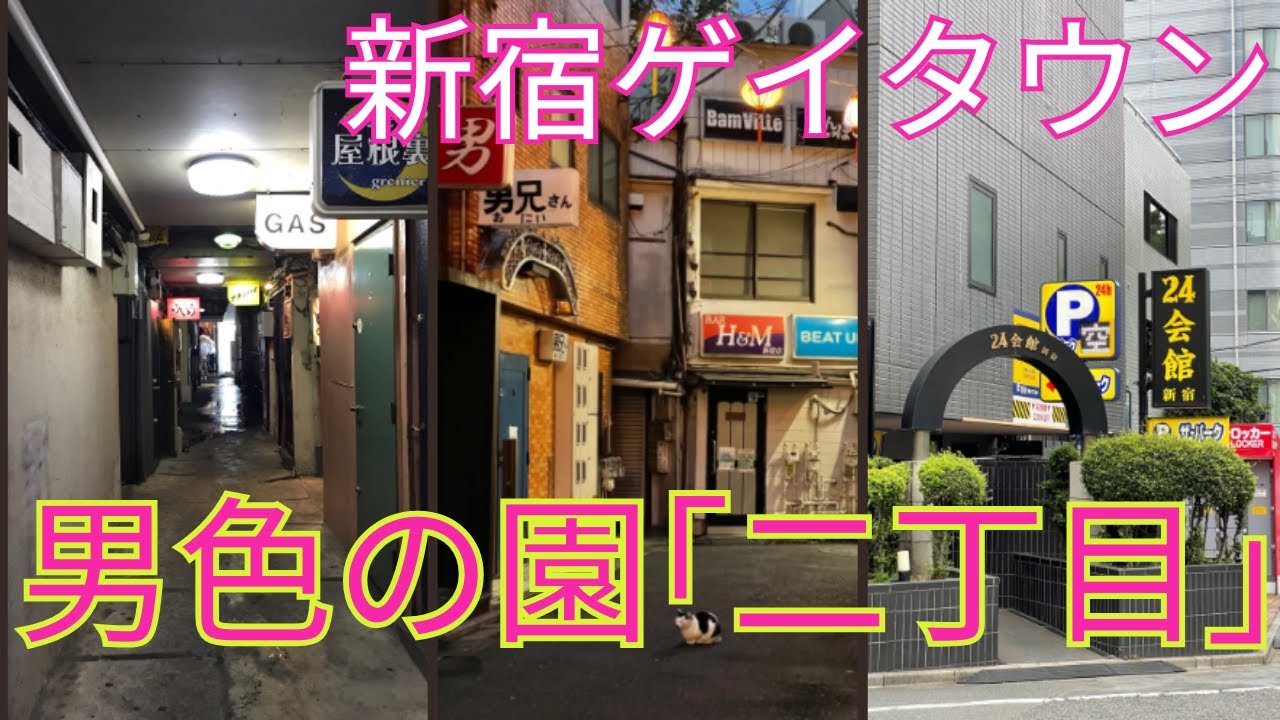 【東京・新宿二丁目】男色が宿るゲイタウンへ 東京都新宿区 The gay town where the sodomite dwells ...