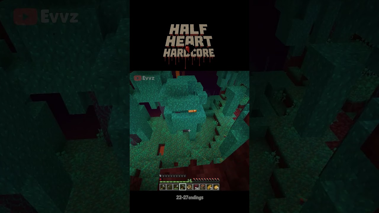 Half Heart Hardcore is Insane - Endings 22-27 (Minecraft)