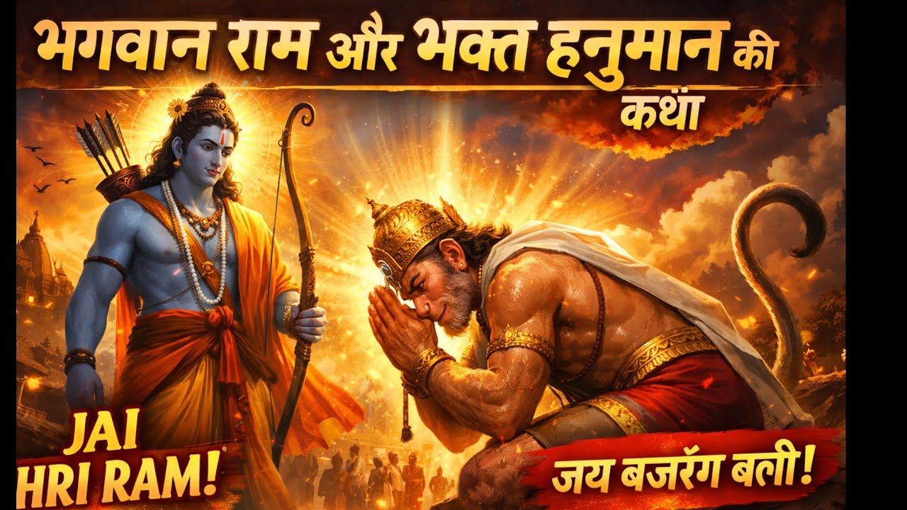 भगवान राम और भक्त हनुमान की अद्भुत कथा | एक बार जरूर सुनें , जीवन बदल जाएगा आपका 