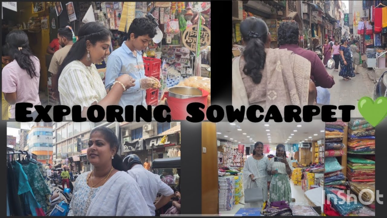Shopping 🛍 with mom 🥰#exploring sowcarpet#marina beach ⛱️ 