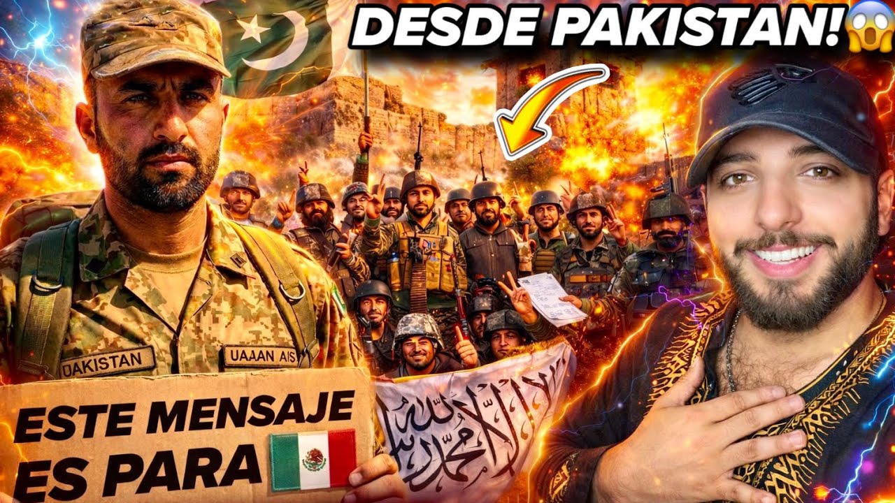 Soldado PAKISTANÍ manda mensaje a MÉXICO… y nadie esperaba esto 😱🇲🇽