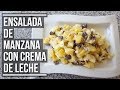 😋 Ensalada de manzana con crema de Leche - Para acompañar frituras | Estilo Marilin