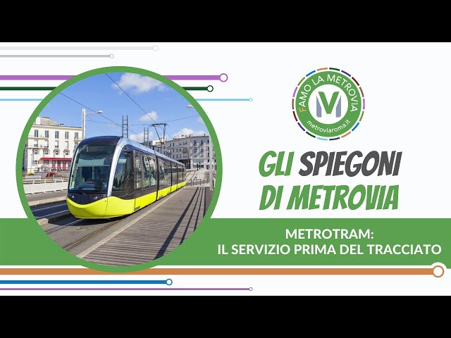 18  METROTRAM  IL SERVIZIO PRIMA DEL TRACCIATO  - Gli Spiegoni di Metrovia