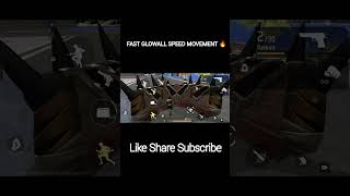 Fast Glowall Speed Movement 😳 Ak9t8GamingYt #shorts #youtubeshorts #freefire #viralshorts