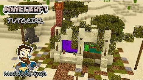 Minecraft Desert style Nether portal [How to make nether portal in minecraft for desert biome]