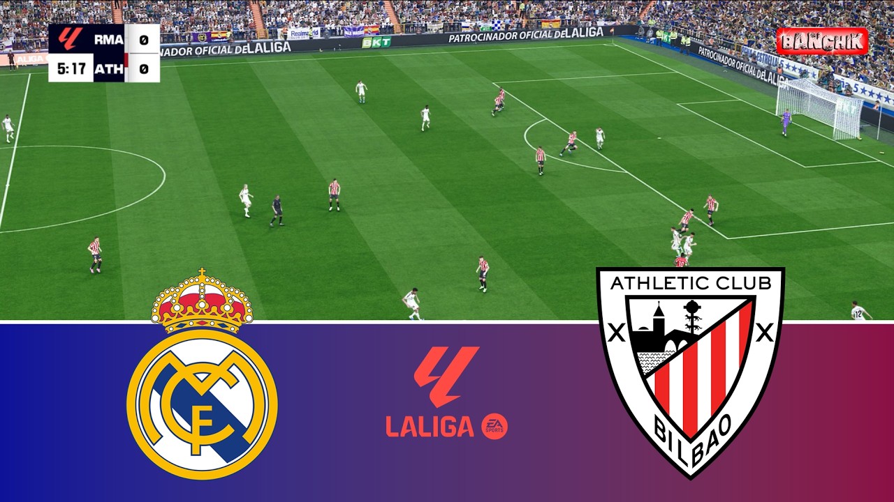 Real Madrid vs Athletic Bilbao - La Liga 2026 | Full Match All Goals ...