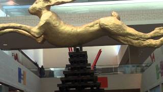 Barry Flannagan Large Leaping Hare Sculpture
