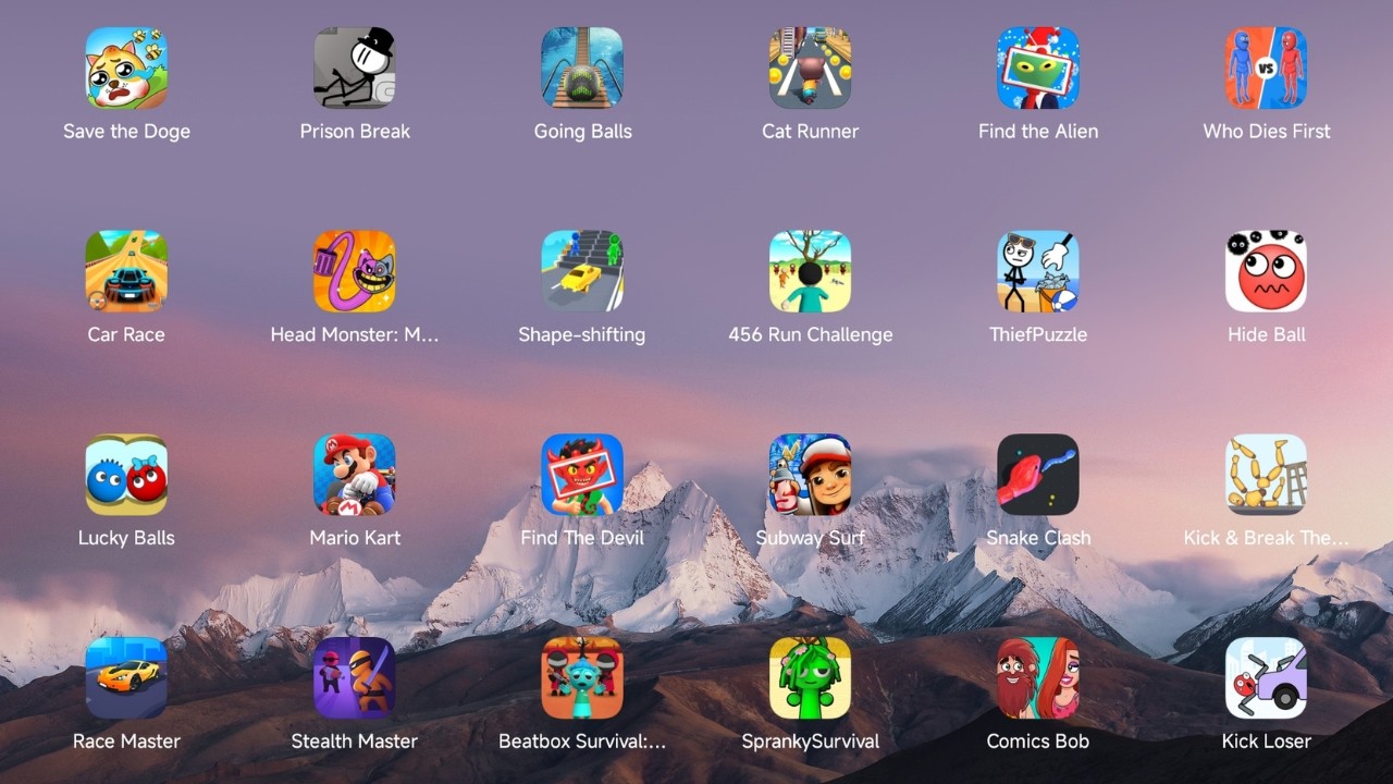 Tablet Games Freaky Stan, Fork n Sausage, Save the Dogs, Prison Break, Comics Bob, Who Dies First...