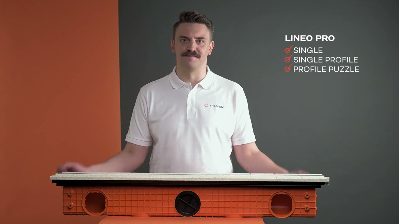 What is a linear ERGOVENT hidden ventilation diffuser?