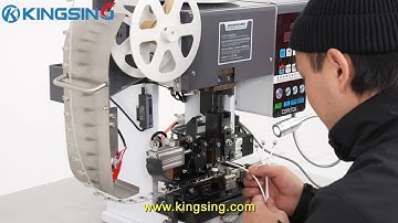Wire Stripping and Cross Feed Terminal Crimping Machine