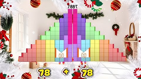 NUMBER BLOCKS TWO SAME STEP SQUAD NUMBERS ADDITION | LEARN TO COUNT | ADDITION WITH NUMBERBLOCKS 