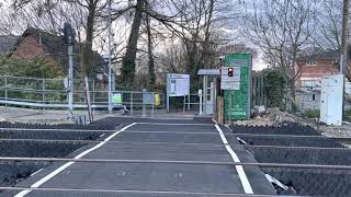 Thurston Station MWL (Foot) Level Crossing (Suffolk) Sunday 11.04.2021
