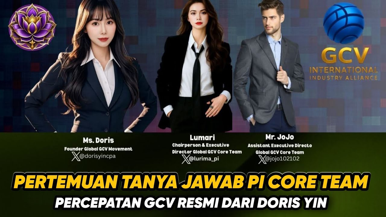 GCV INFO RESMI DORIS YIN HARI INI PERTEMUAN DAN TANYA JAWAB PI CORE TEAM DORIS YIN DAN DR. NICOLAS