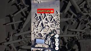 Plane Graveyard found on Google Earth 😨📍 #googleearth #googlemaps #streetview #googlestreetview