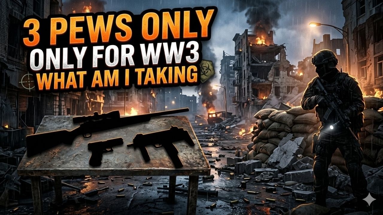 3 места на трибуне для участников Третьей мировой войны! А что вы берете с собой? #выживание #тре...