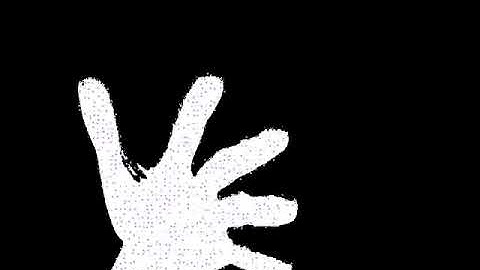 Practice Sketch 33: Particles Practice with Openframeworks and ofxOpenCv