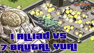 YURI BRUTALITY - 1v7 BRUTAL AI ( Command & Conquer - Yuris Revenge )