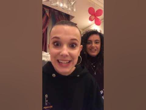 Instagram story of Millie Bobby Brown 12/02/2018 #instagram #celebrities  #storytime