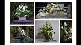 Inspiracje kwiatowe || Stroiki na cmentarz ze sztucznych kwiatów || Wiosna Wielkanoc