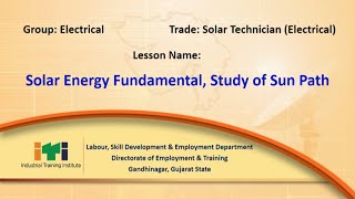 Solar Energy Fundamentals, Study Of Sun Path