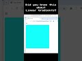Did you know this about Linear Gradients #CSS #frontenddevelopment #frontendcourse