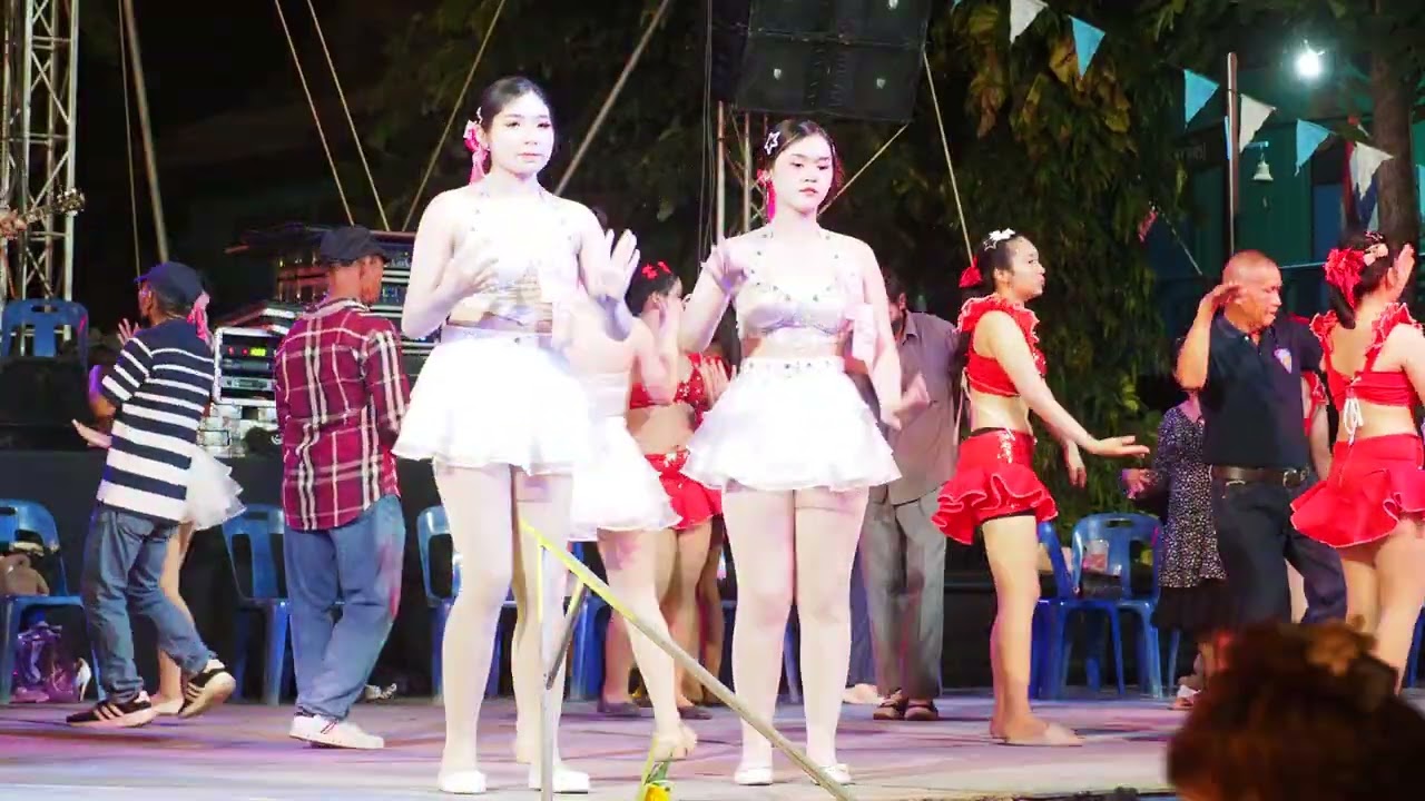 【#PhetchaburiDance】#รำวงเพชรบุรี✿10minite workout dance🎼พิณทองเมืองเพชร✿สวยนางฟ้า 5 [Olympus E-M1ii]