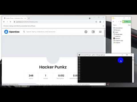 Opensea nfts scraper