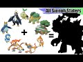 All Sinnoh Starters Evolution Pokémon Fusion | Drawing WORLD RECORDS | Max S