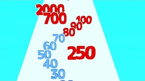 Number Merge Run Master 3D New update Gameplay Level 110