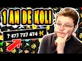 COMBIEN DE KAMAS EN 1 AN DE KOLI SUR DOFUS ?