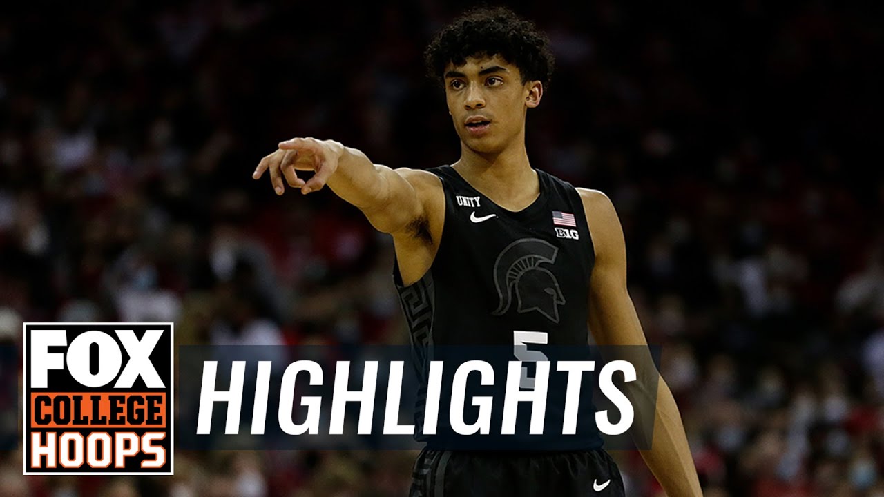 No. 14 Michigan State shocks No. 8 Wisconsin in Madison, 86-74 | HIGHLIGHTS | CBB on FOX