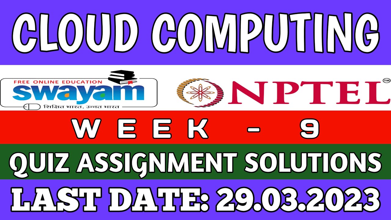 cloud computing nptel week 1 assignment answers 2023