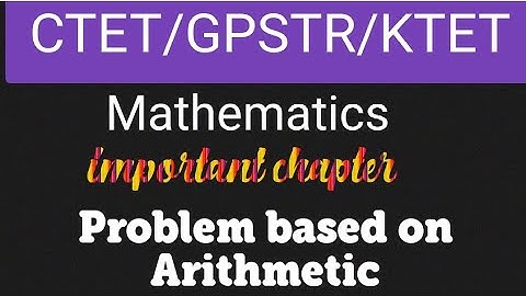 CTET//GPSTR//KTET Mathematics problems// chapter-profit and loss
