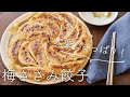大葉たっぷりヘルシー、梅ささみ餃子のレシピ・作り方