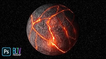 Photoshop: Create an Exploding PLANET in Deep Space