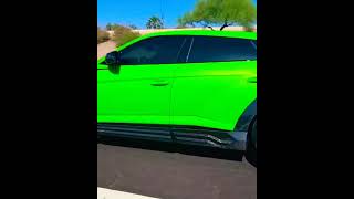 Customized Green Lamborghini Urus Subscribe Us For More Amazing Videos 