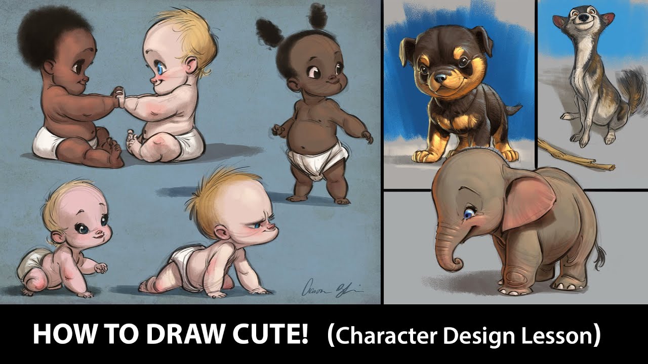 How to Draw CUTE Character Design Course Sneak PEEK 