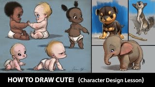 How to Draw CUTE!  (Character Design Course Sneak PEEK)