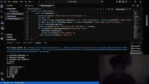 Aplikasi Restoran Sederhana