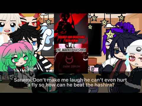Hashiras react to Tanjiro 13th form vs Hashira[if you didn’t read manga than this isn’t for you]