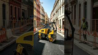 Ride-on Double Drums Road Roller.