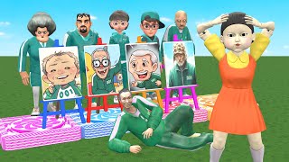 Scary Teacher 3D vs Squid Game Drawing Old Man Squid Game Final Boss 5 Times Challenge screenshot 2