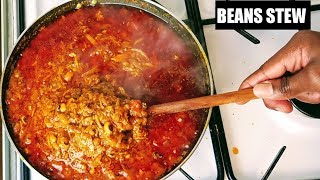 BEANS STEW/GHANA RED RED