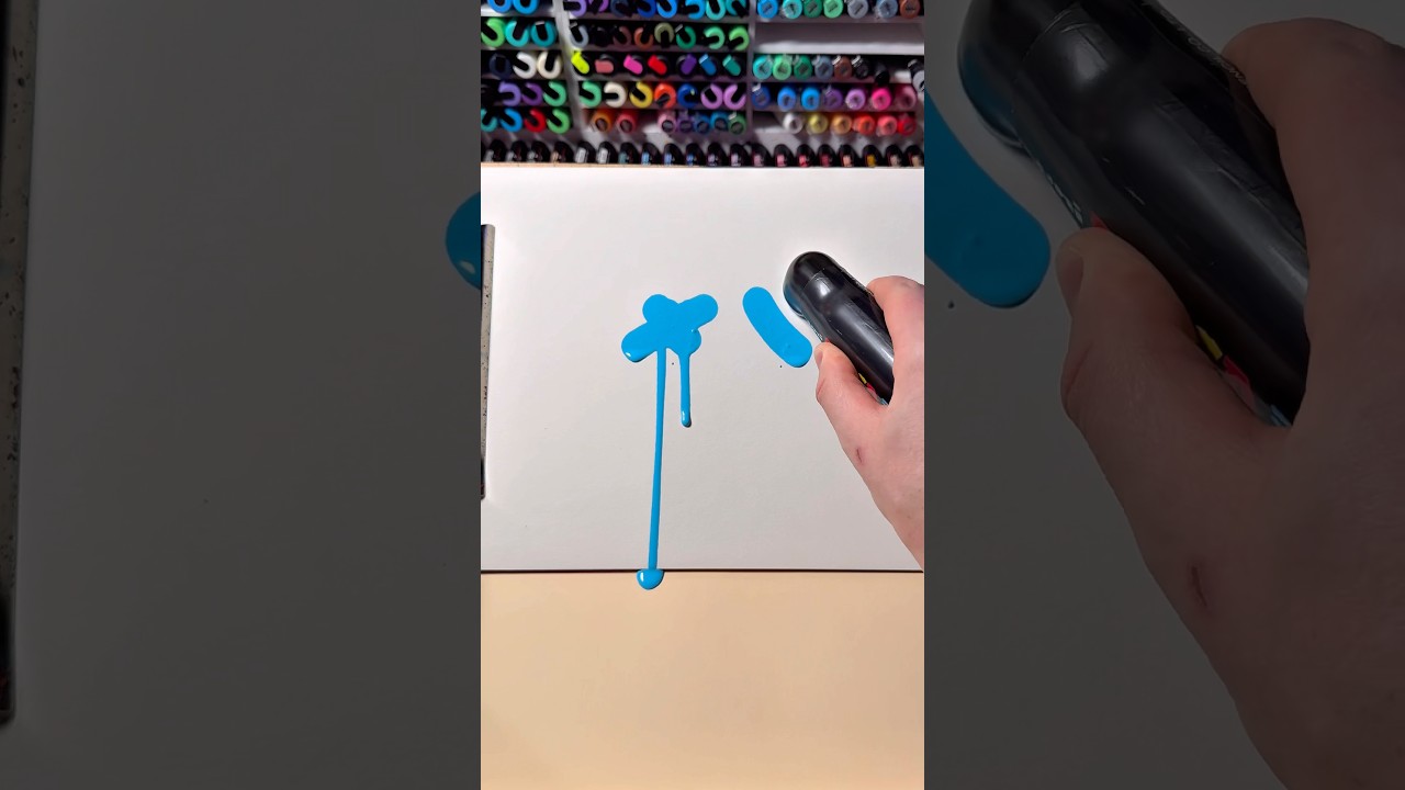 Активирующий 💙СИНИЙ💙маркер для швабры😀