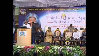 RJ Master&#39;s Speech on Dr  APJ Abdul Kalam
