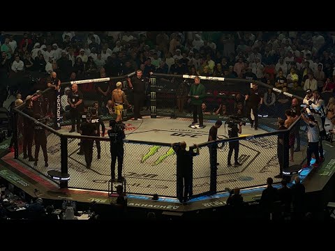 UFC 280 - Charles Oliveira vs Islam Makhachev - Full Fight | Crowd view