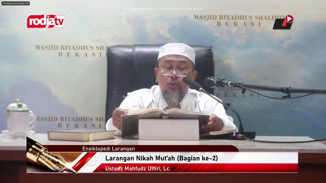 [LIVE] Ustadz Mahfudz Umri, Lc | Ensiklopedi Larangan