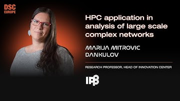HPC application in analysis of large scale complex networks | Marija M. Dankulov | DSC Europe 24