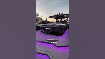 1st Lamborghini yatch:The tha changed everything 🛥 🔹 #luxury